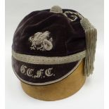 An undated, circa 1920s Glamorgan County Football Club awarded to Tommy Johnson (see provenance