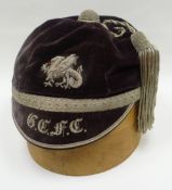 An undated, circa 1920s Glamorgan County Football Club awarded to Tommy Johnson (see provenance