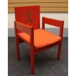 An icon of design being the 1969 Prince of Wales Investiture chair by Lord Snowdon