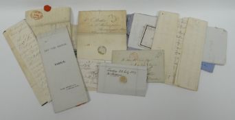 A parcel of intriguing early to mid-nineteenth century letters, some relating to Taff Vale Railway