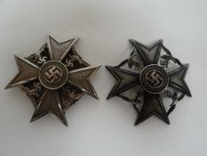 Two Nazi Condor Spanish Legion crosses