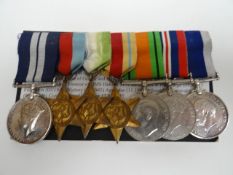 WWII Distinguished Service Medal group of 7 to L. F. Bartlett, Ch. Engn. Room Art., H.M.S. Hero;