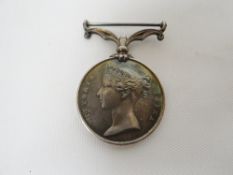 An unnamed Victoria China medal