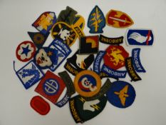 A quantity of mainly US cloth patch insignia