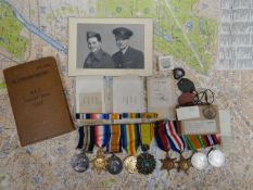 A Balloon pioneer's Dover Patrol D.S.M. group of nine medals to. B. Arvoy, R.F.C./R.N.A.S./R.A.F.