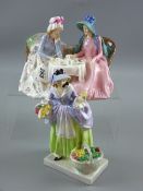 A Royal Doulton figurine 'Afternoon Tea' HN1747, 14 x 18 cms (slight chip to glaze right side of