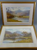 WARREN WILLIAMS ARCA pair of coloured limited edition prints - Snowdon and the River Glaslyn (191/