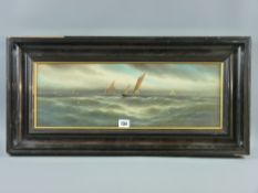 GARMAN MORRIS watercolour - seascape with numerous yachts, signed and entitled 'Off the Cornish