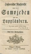 Historische Nachricht von den Samojeden und den Lappländern.  Klingstädt, Timotheus Merzahn von.