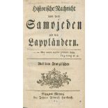 Historische Nachricht von den Samojeden und den Lappländern.  Klingstädt, Timotheus Merzahn von.