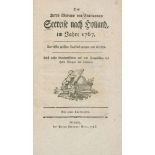 Des Herrn Marquis von Courtanvaux Seereise nach Holland, im Jahre 1767. Leipzig 1786. Karton.