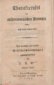 Charakteristik der außereuropäischen Nationen, welche noch wenig bekannt sind. Aus den besten und