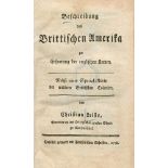 Beschreibung des Brittischen Amerika zur Ersparung der englischen Karten Christian Leiste, 1778.