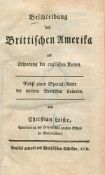 Beschreibung des Brittischen Amerika zur Ersparung der englischen Karten Christian Leiste, 1778.