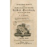 Neue historische und geographische Beschreibung beider Sicilien. Zweyter Band. Joseph Maria Galanti,