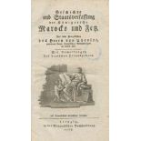 Geschichte und Staatsverfassung der Königreiche Marocko und Fetz. Herr von Chenier. Leipzig 1788.