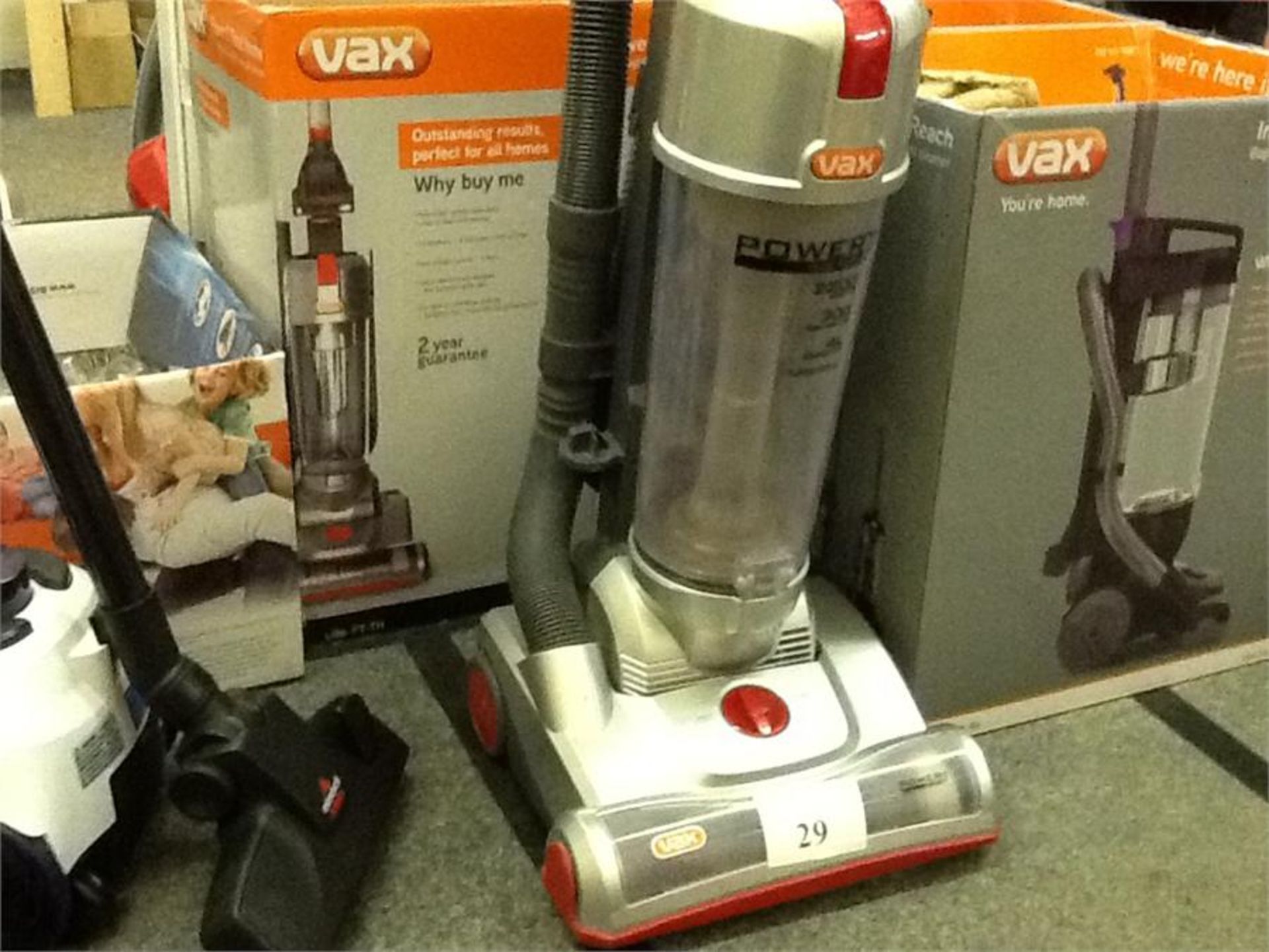 Vax power 7 upright vacume cleanerWorking. Boxed