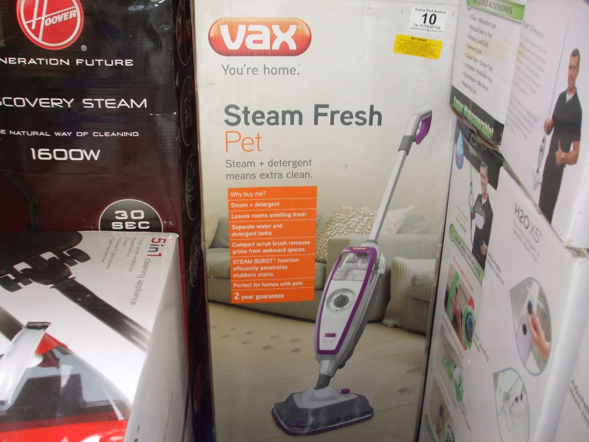 Vax Steam Fresh Pet (boxed & Tested)