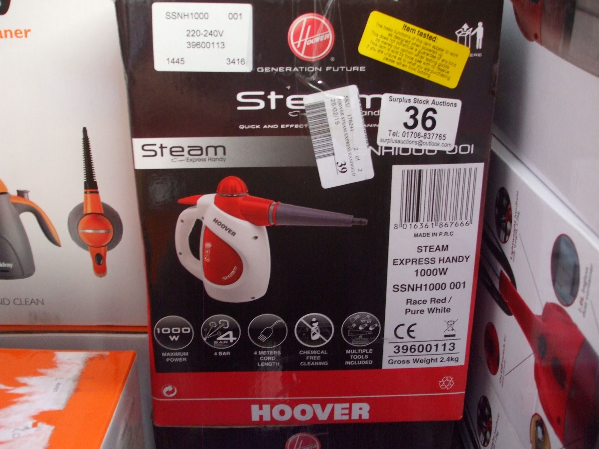 Hoover Steam Express(boxed & Tested)