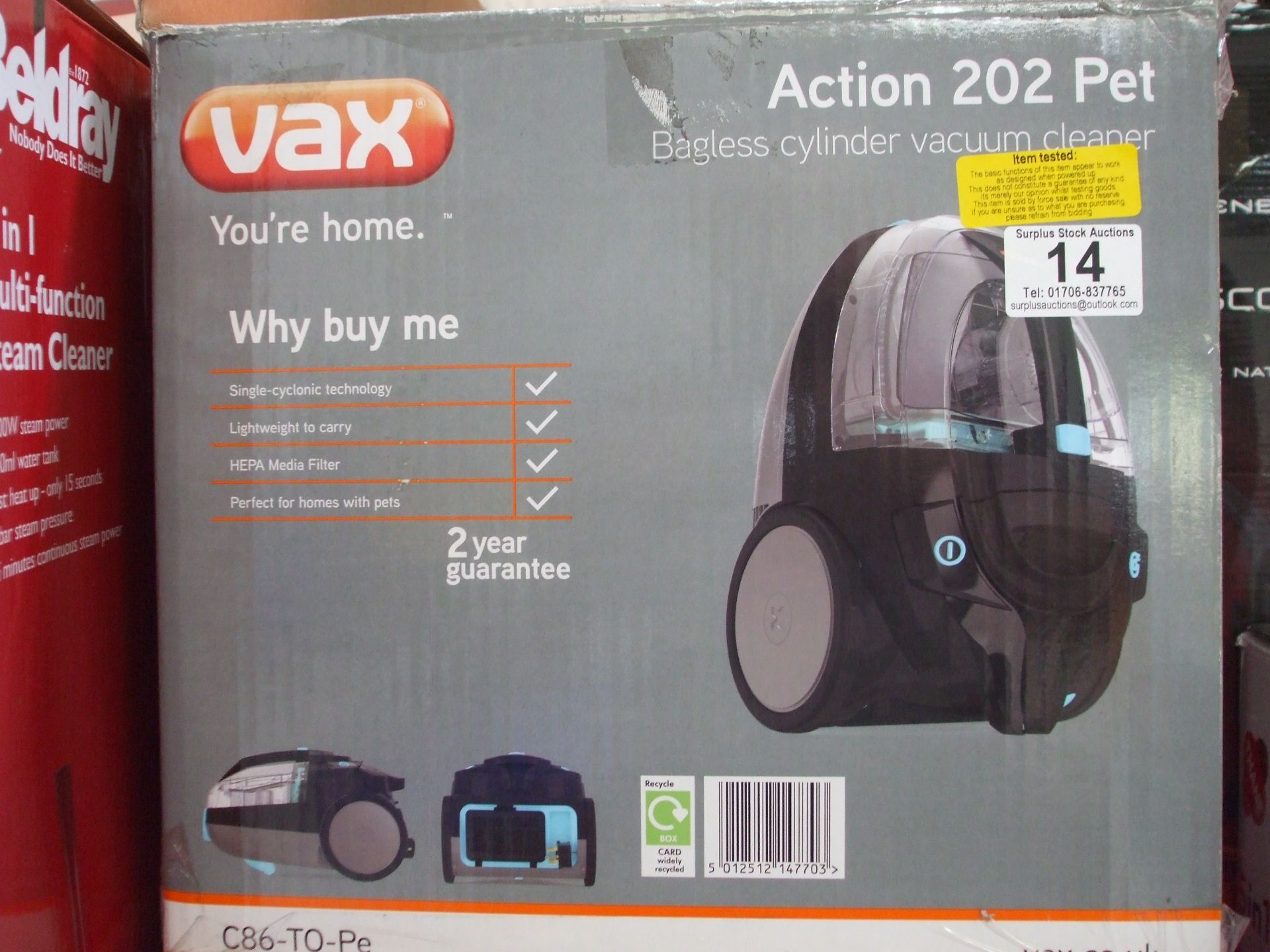 Vax Action 2 on 2 Pet(boxed & Tested)