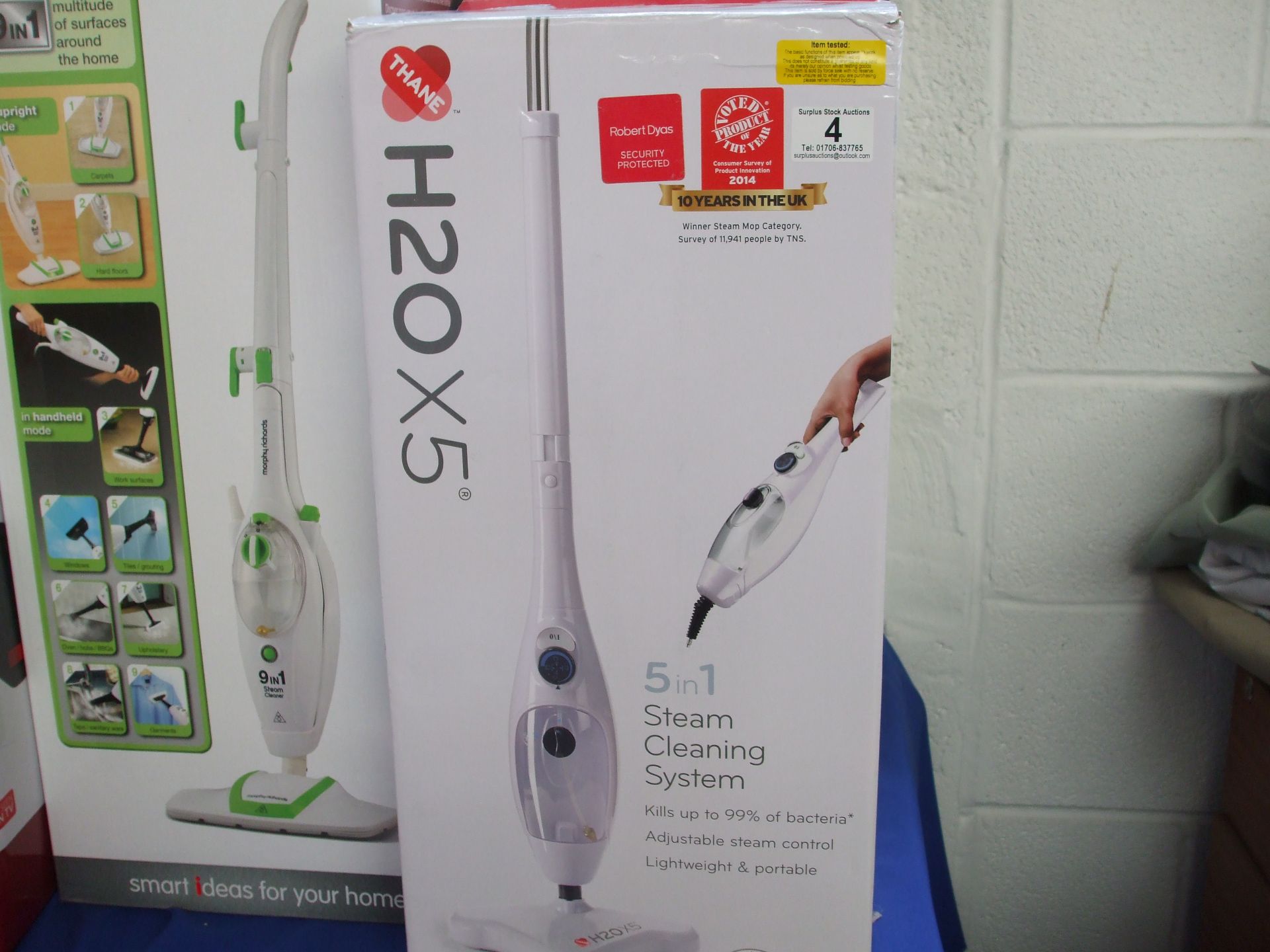 H2O X5 5 in 1 Steam Cleaner (boxed & Tested)