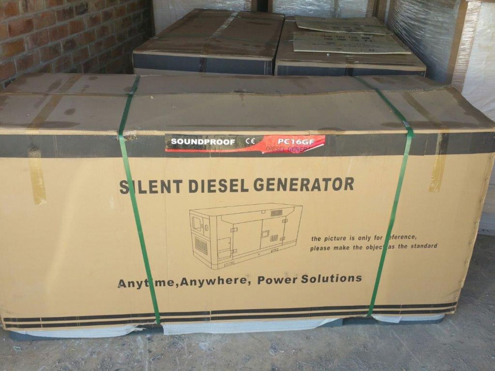 16KVA PC16GF DIESEL GENERATOR - SILENT (NEVER BEEN USED STILL IN BOXES)