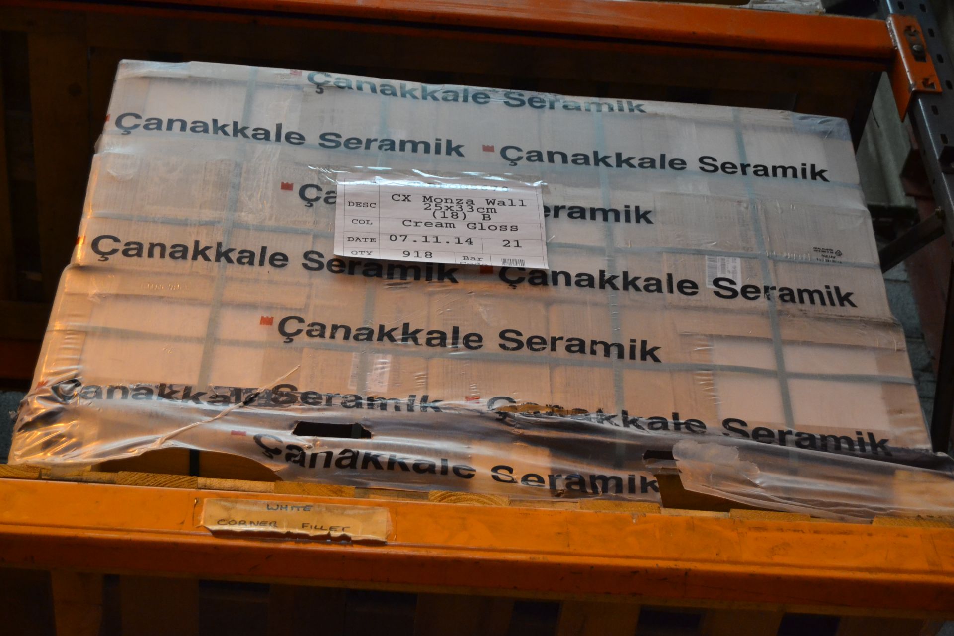 918 Canakkale Cream Gloss 250mm x 330mm Ceramic Tiles (B3R7S3)