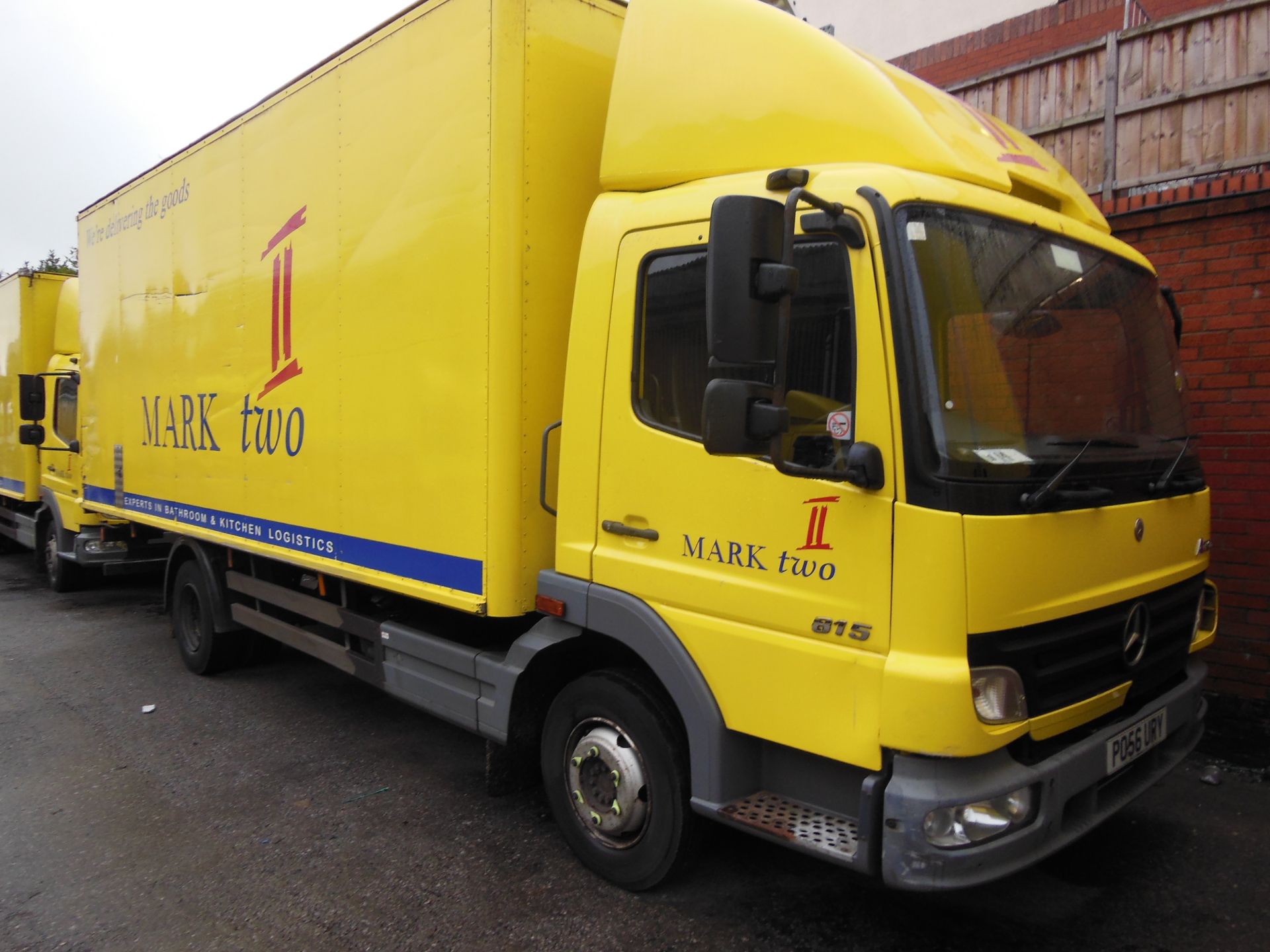 Mercedes Atego 815 4x2 Manual 20ft Box Van, registration no. PO56 URY