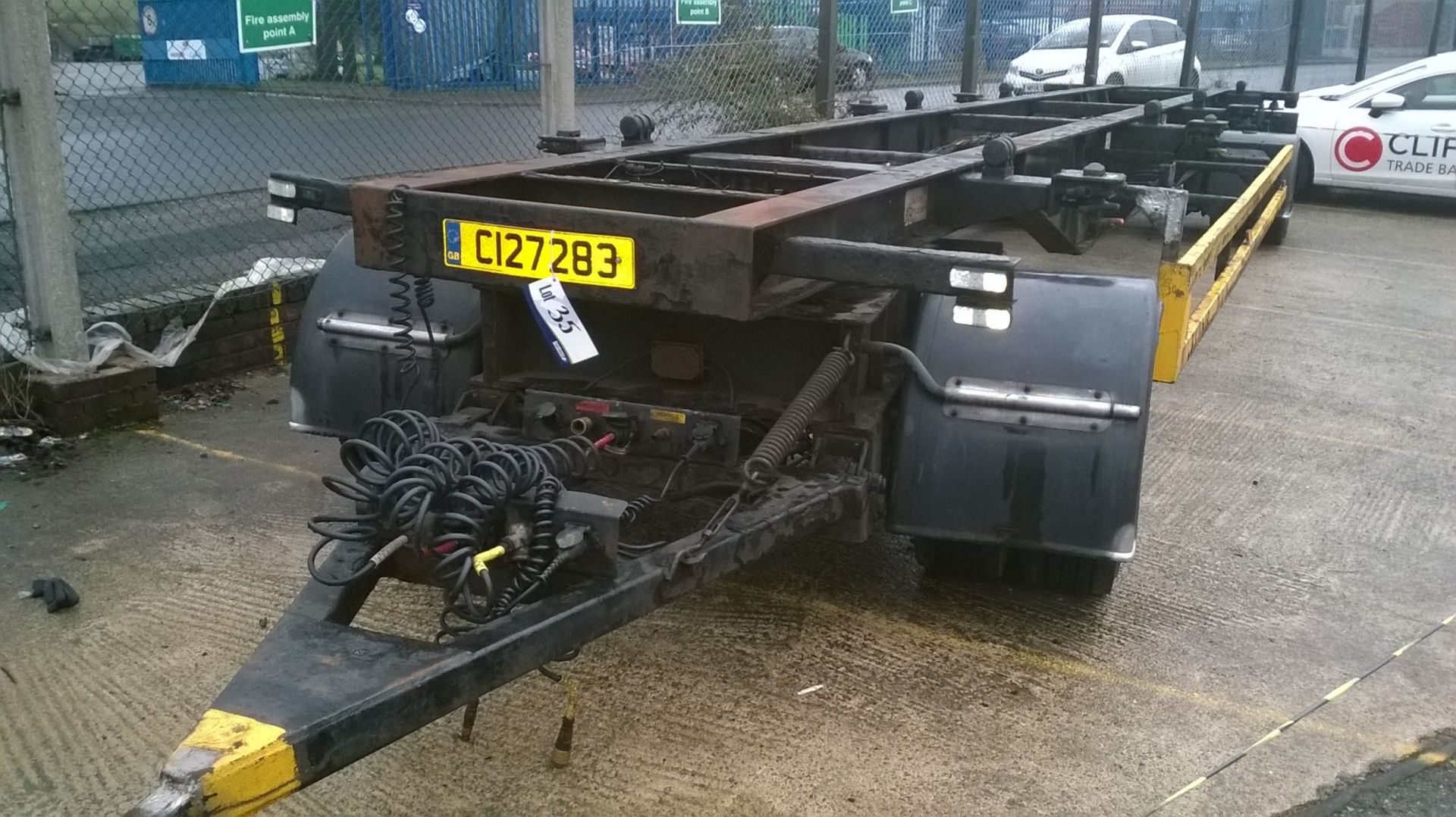 Cartwright DMCC16A Two Axle 32ft Drawbar Demountable Trailer, reference. C127283