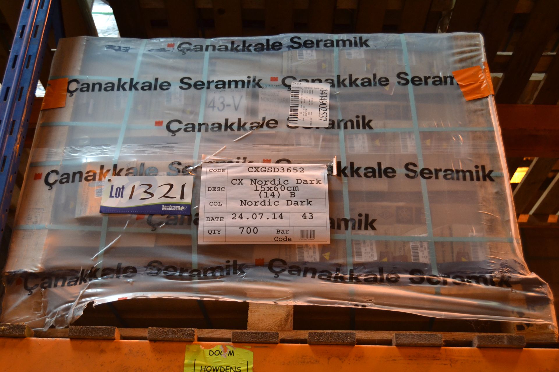700 Canakkale Nordic Dark 150mm x 600mm Ceramic Tiles (B3R3S3)