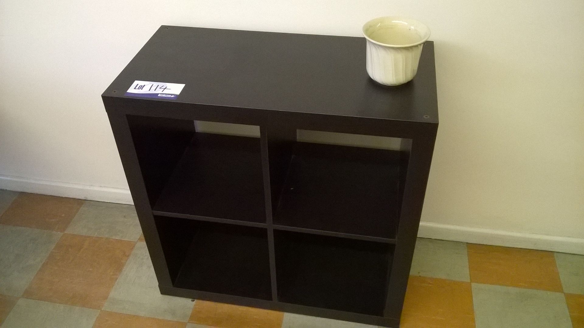 Black IKEA 4 Component Storage Unit