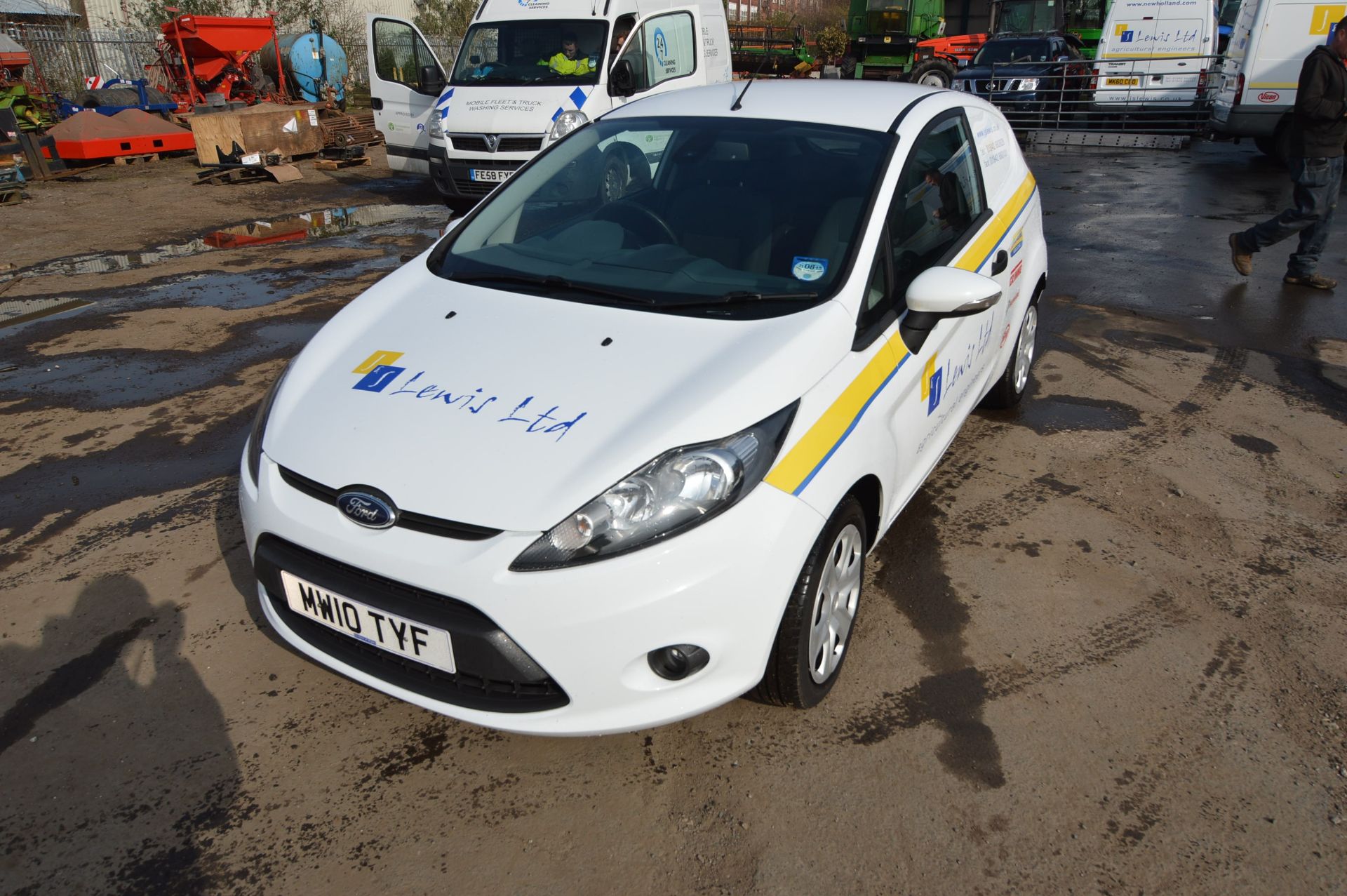 Ford FIESTA TREND TDCi CAR DERIVED VAN, registration no. MW10 TYF, date first registered 30/07/10,