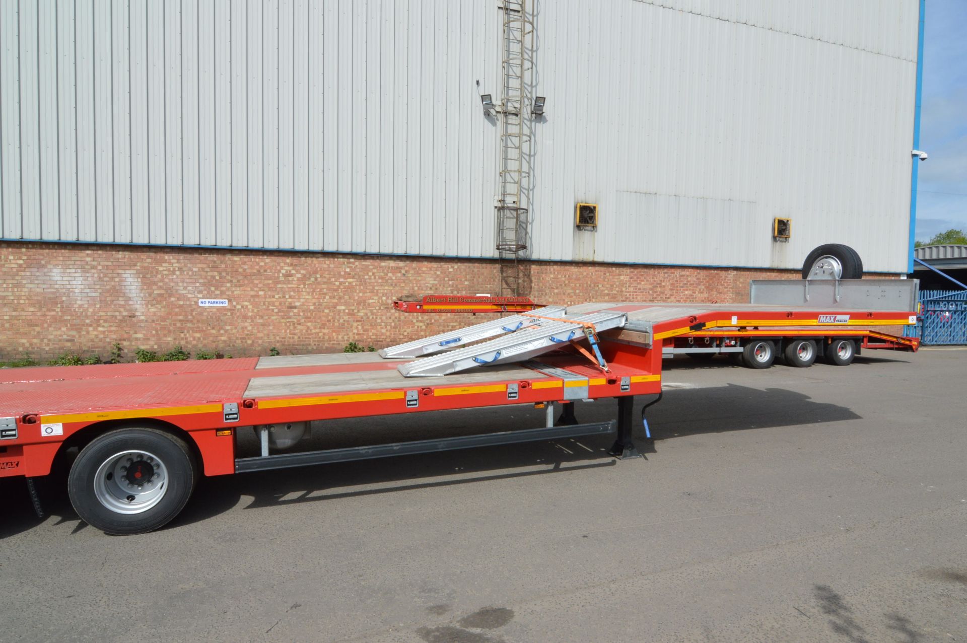 Faymonville Wabco MAX Trailer MAX100 TRI-AXLE 6M EXTENDABLE LOW LOADER SEMI TRAILER, chassis no. - Image 14 of 14