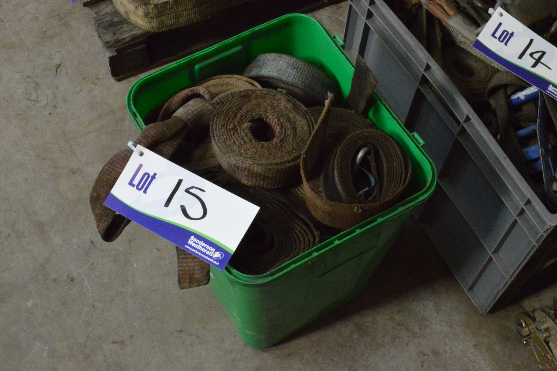 Load Straps, with plastic box