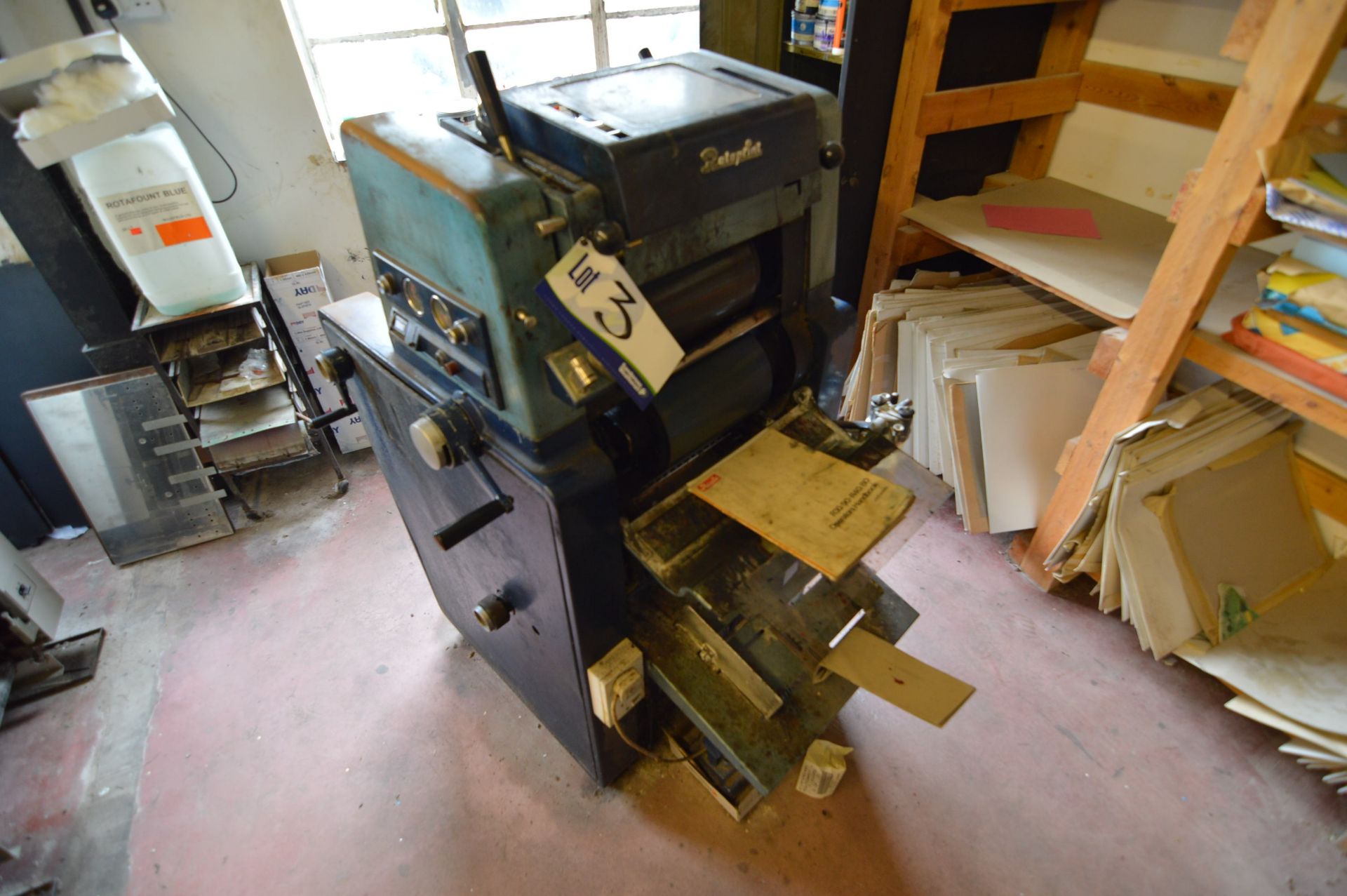 Rotaprint ROTARY OFFSET LITHOGRAPHIC PRINTING PRESS (understood to be ...