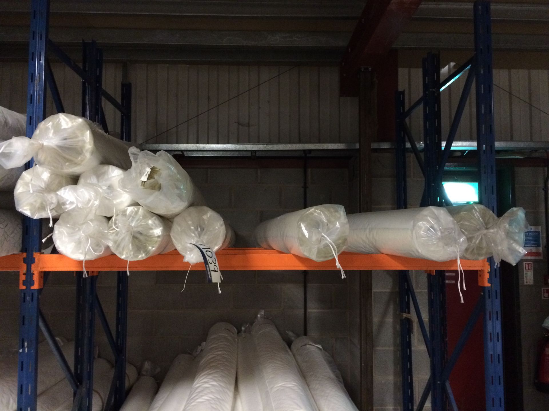 10 Rolls of FLEXITEX White Base Material, ave. length 90m