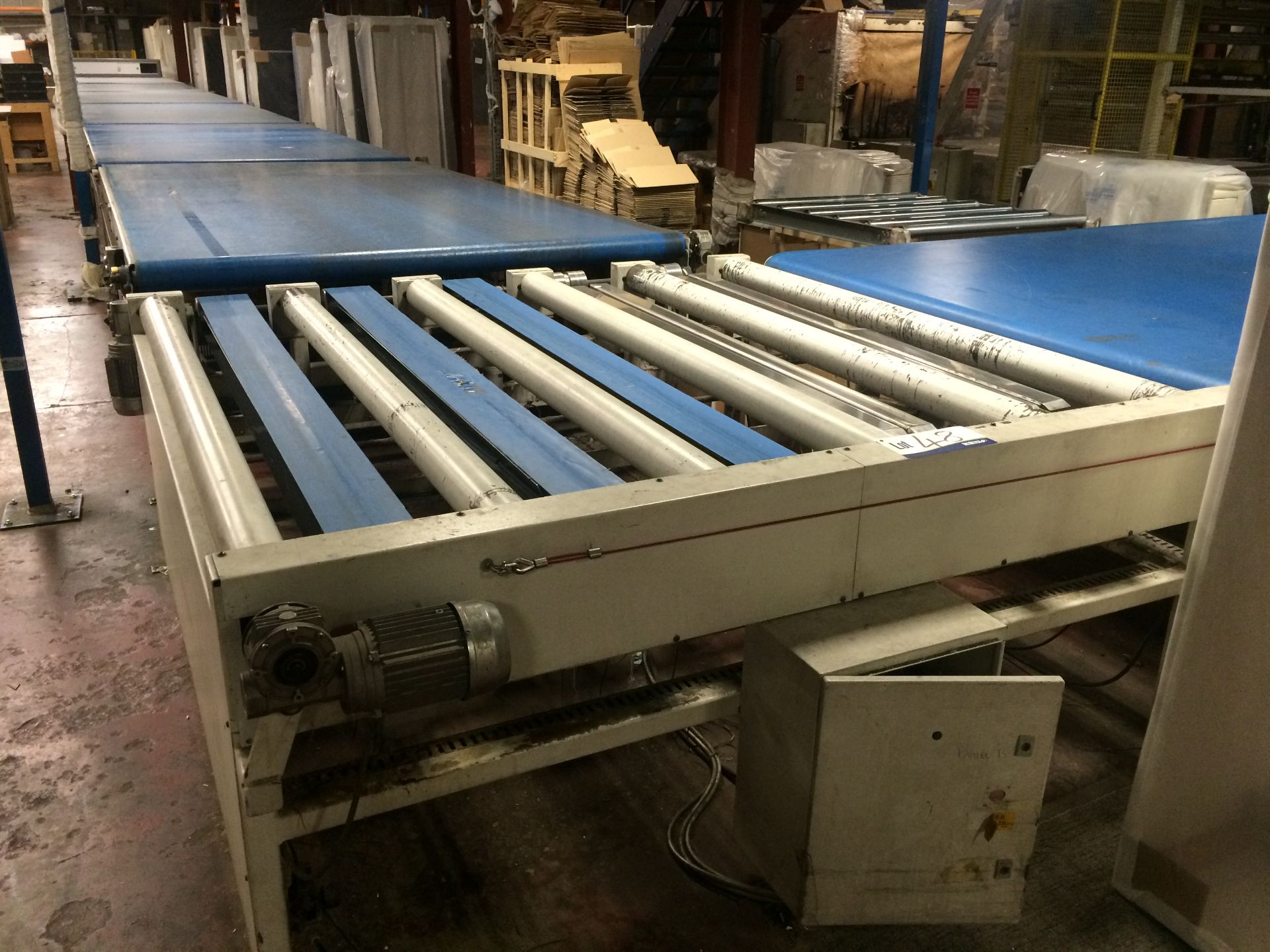 40 mt Powered Belt Conveyor comprising 10 x 4m x 2m Sections c/w 2 x 2m x 2m Transfer Conveyor - Image 3 of 3