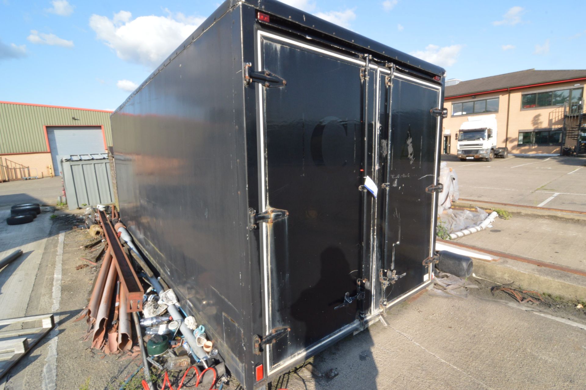 GRP Vehicle Box Body, 6m Long with Contents