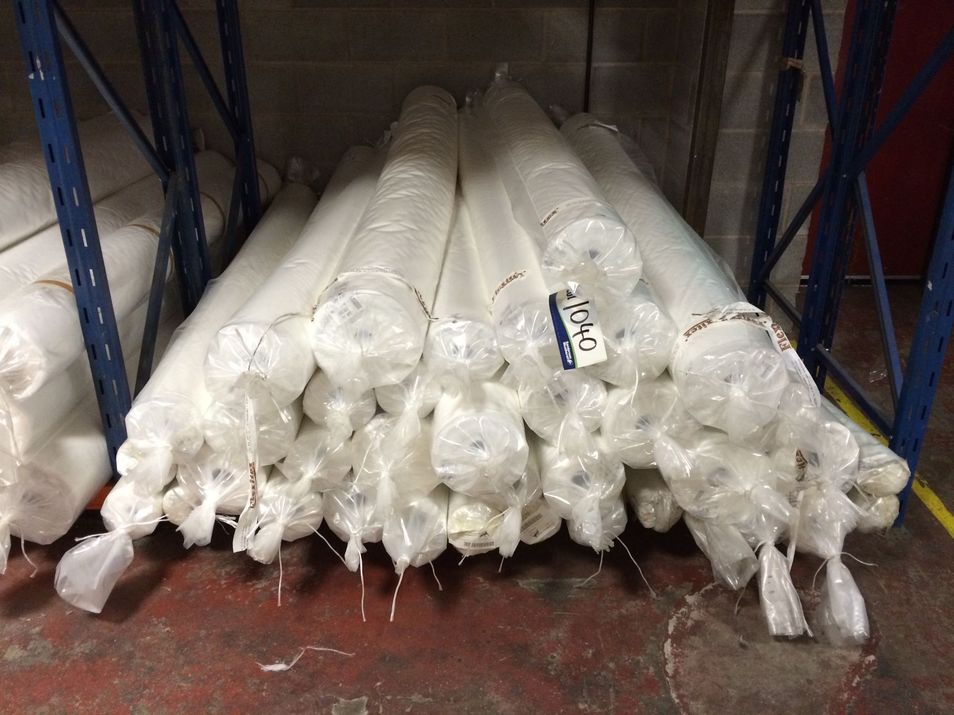 36 Rolls of FLEXITEX White Material, ave  90m Rolls