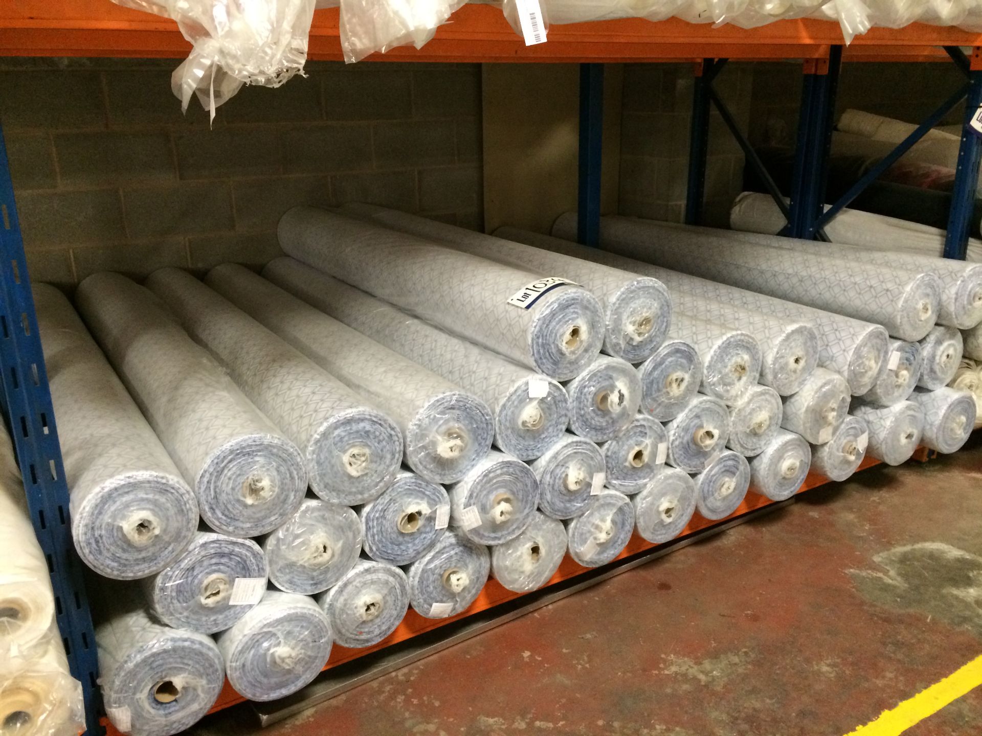 37 Rolls of BRITTANIA TEXTILES Fabric, ave. length 100m