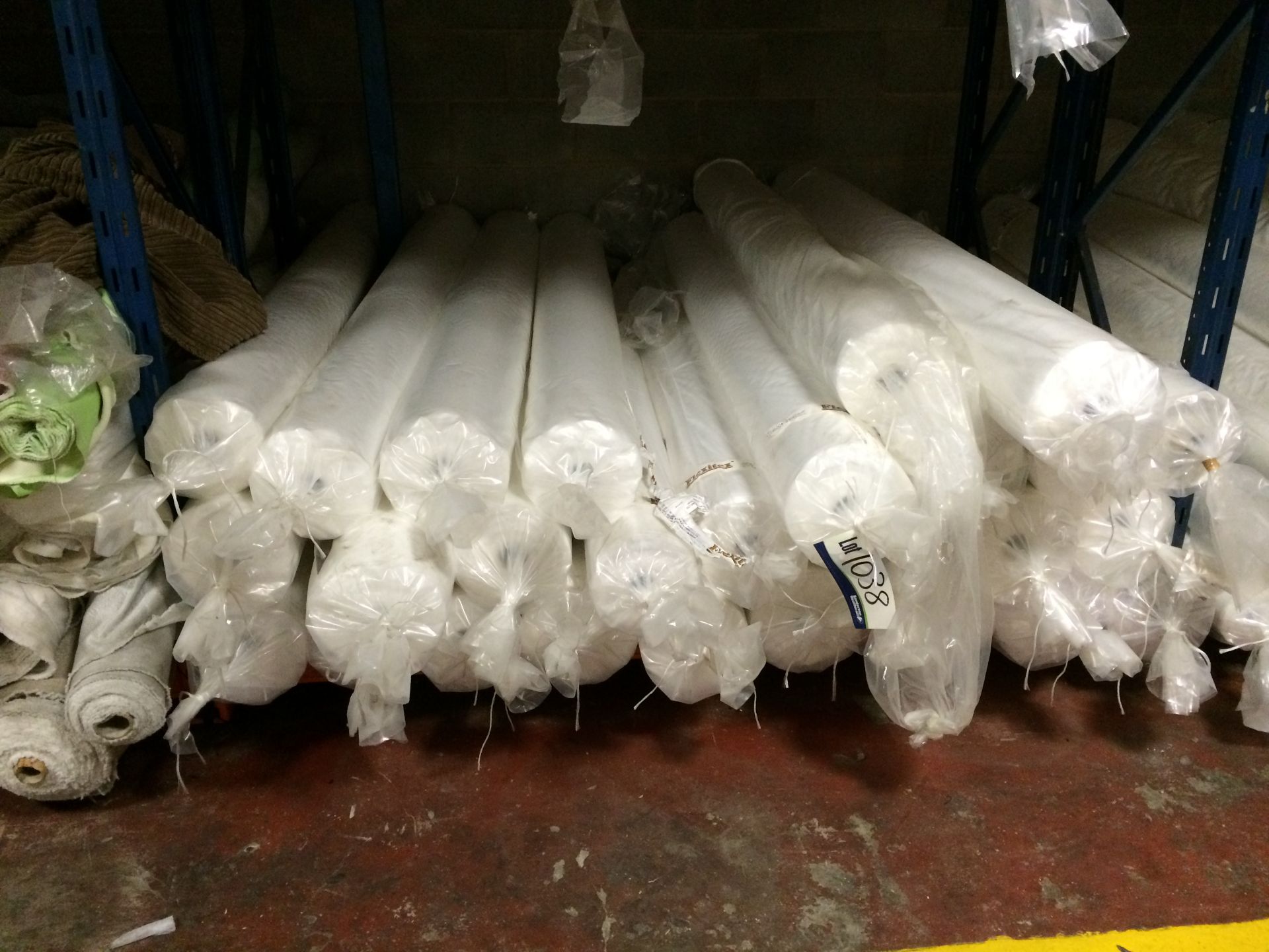 27 Rolls of FLEXITEX White Material, ave. length 60m x 2.2m