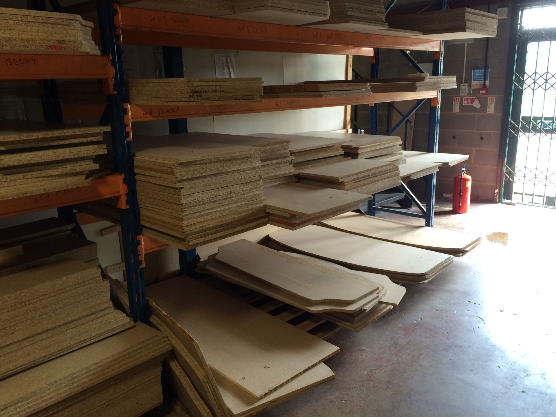 Various Chipboard Headboards (Unfinished) - Image 2 of 2