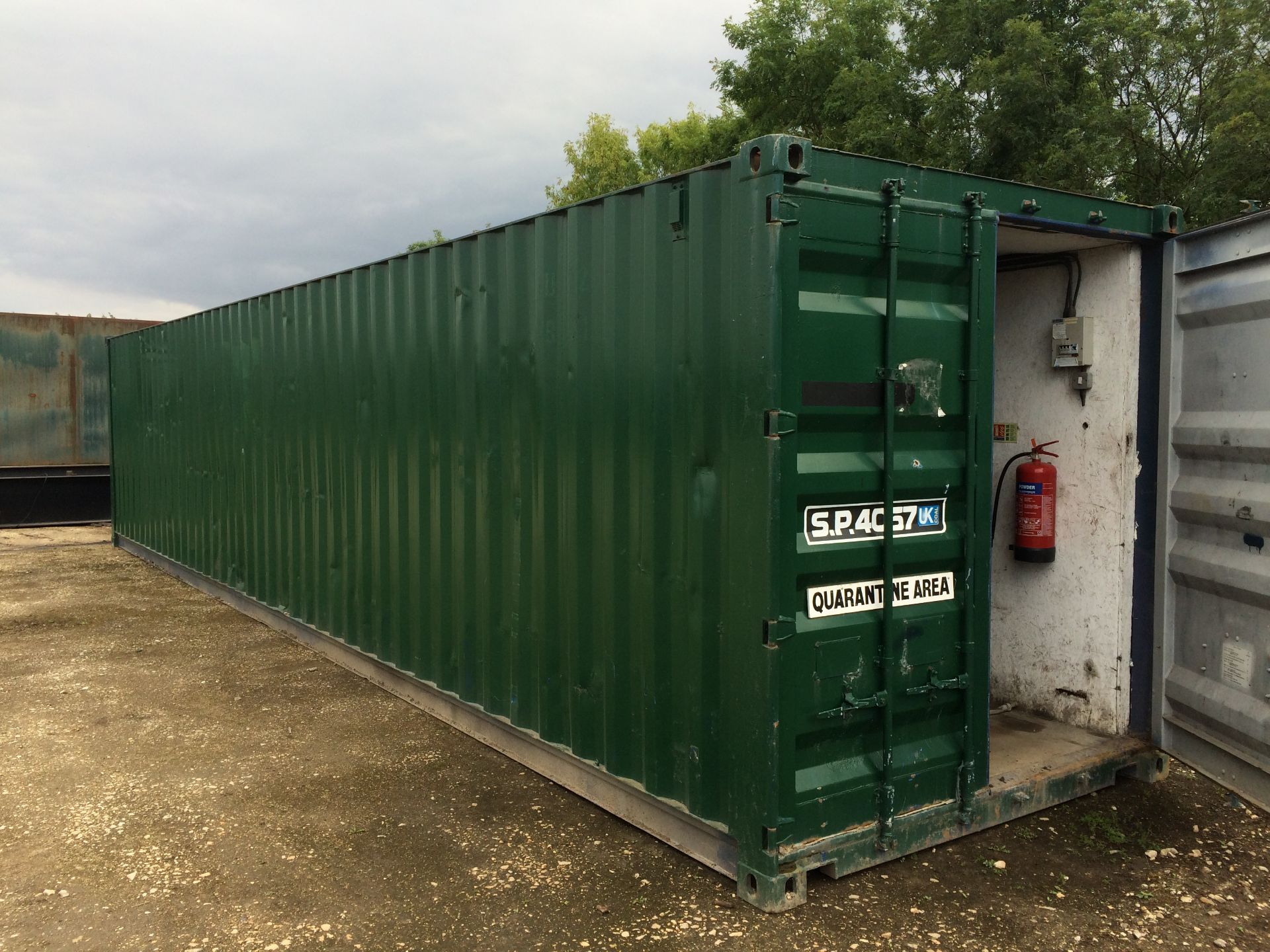 40ft Steel Site Container (plant no. SP4057) Situated At Harworth Park, Blyth Road, Harworth,