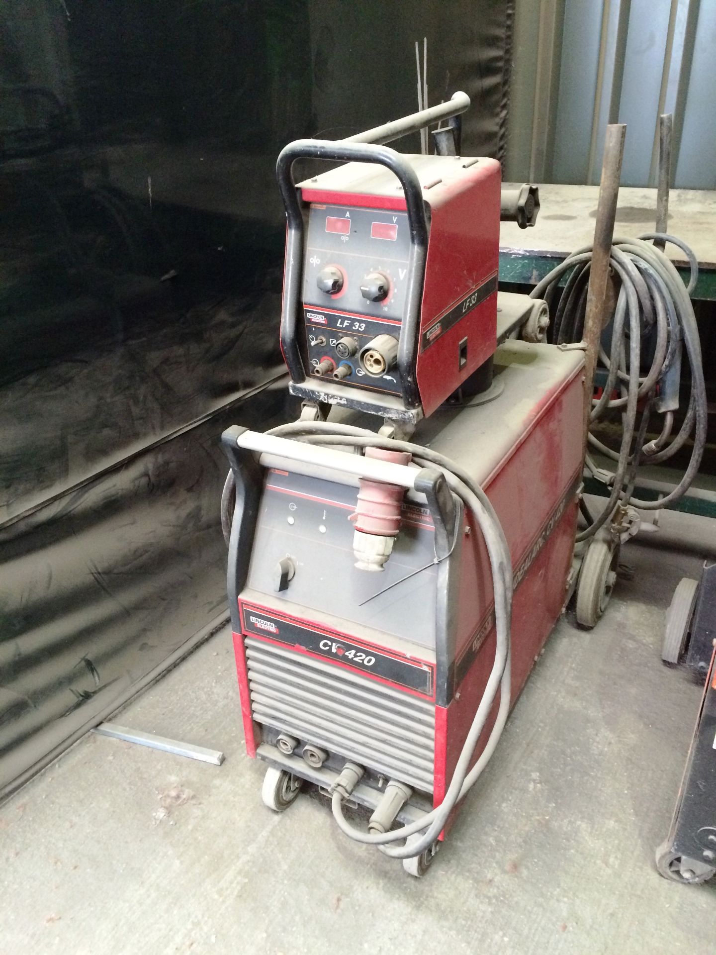 Lincoln Electric 742 CV420 Mig Welder (requires attention) Situated At Potland Burn Open Cast