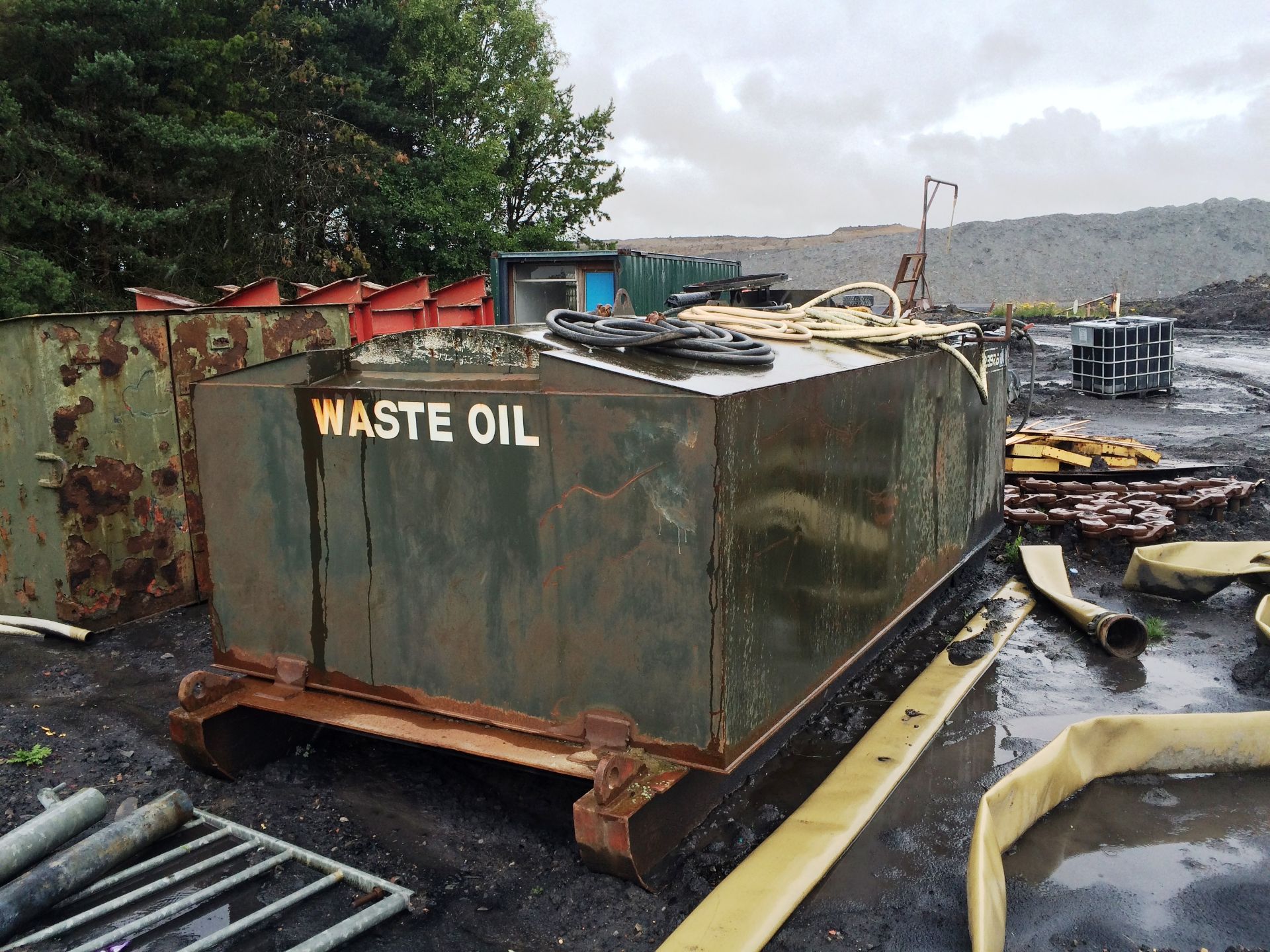 Skid Mounted Waste Oil Tank (plant no. SP3926) Situated At Butterwell Open Cast Mine, Linton, - Image 2 of 2