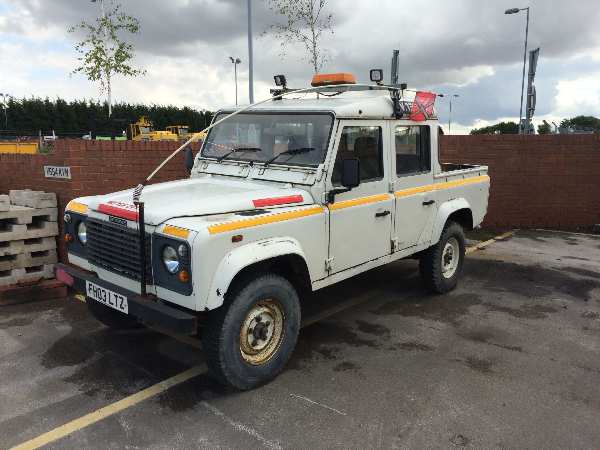 Land Rover Defender 110 TD5 Twin Cab Pick Up, Registration Number FH03LTZ, First Registered 31/05/ - Image 2 of 4