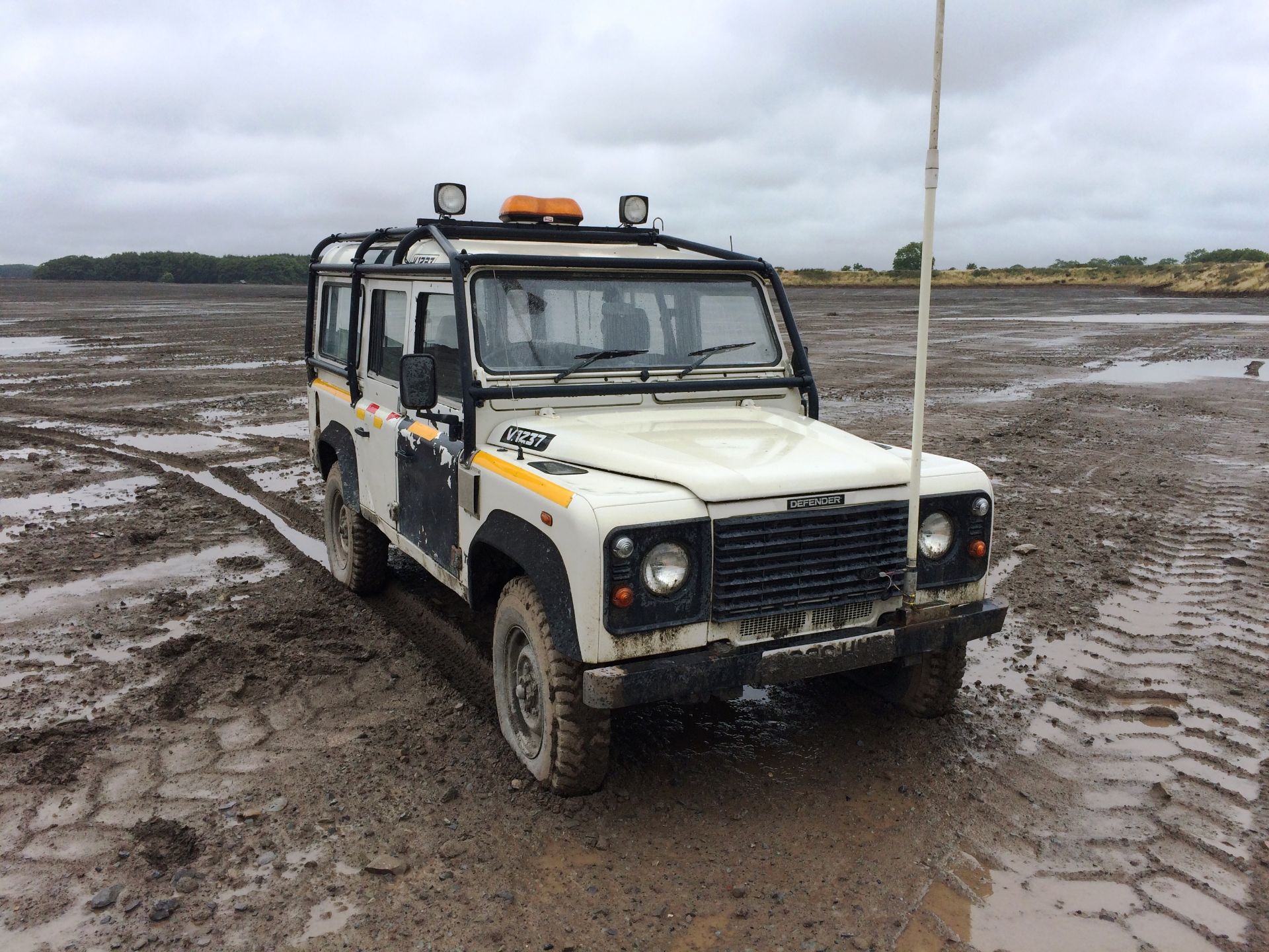 Land Rover Defender 110 TD5 12 Seat Site Vehicle, registration no. Y936 HUD, date first registered