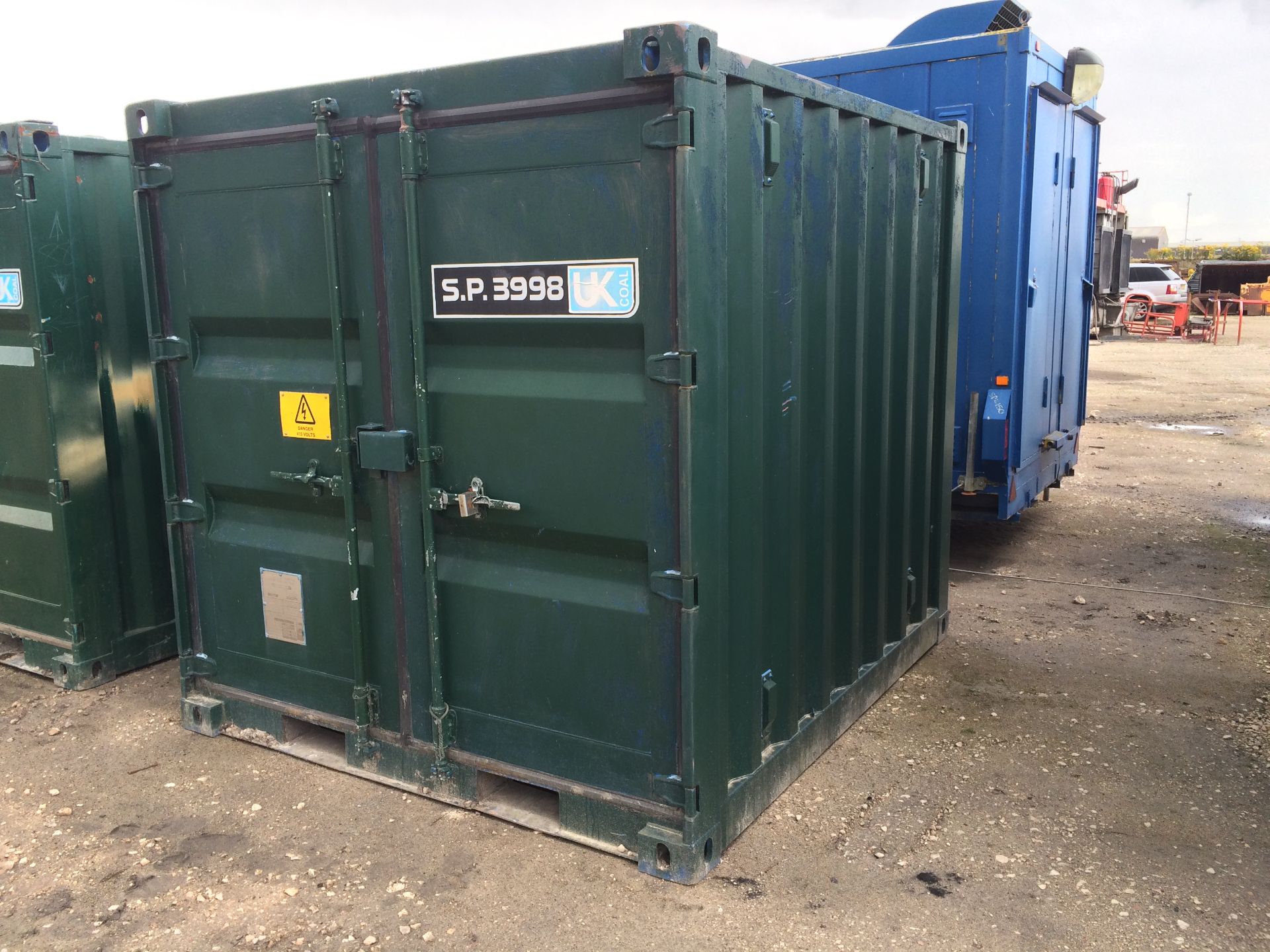 10ft Steel Site Container (plant no. SP3998) Situated At Harworth Park, Blyth Road, Harworth,