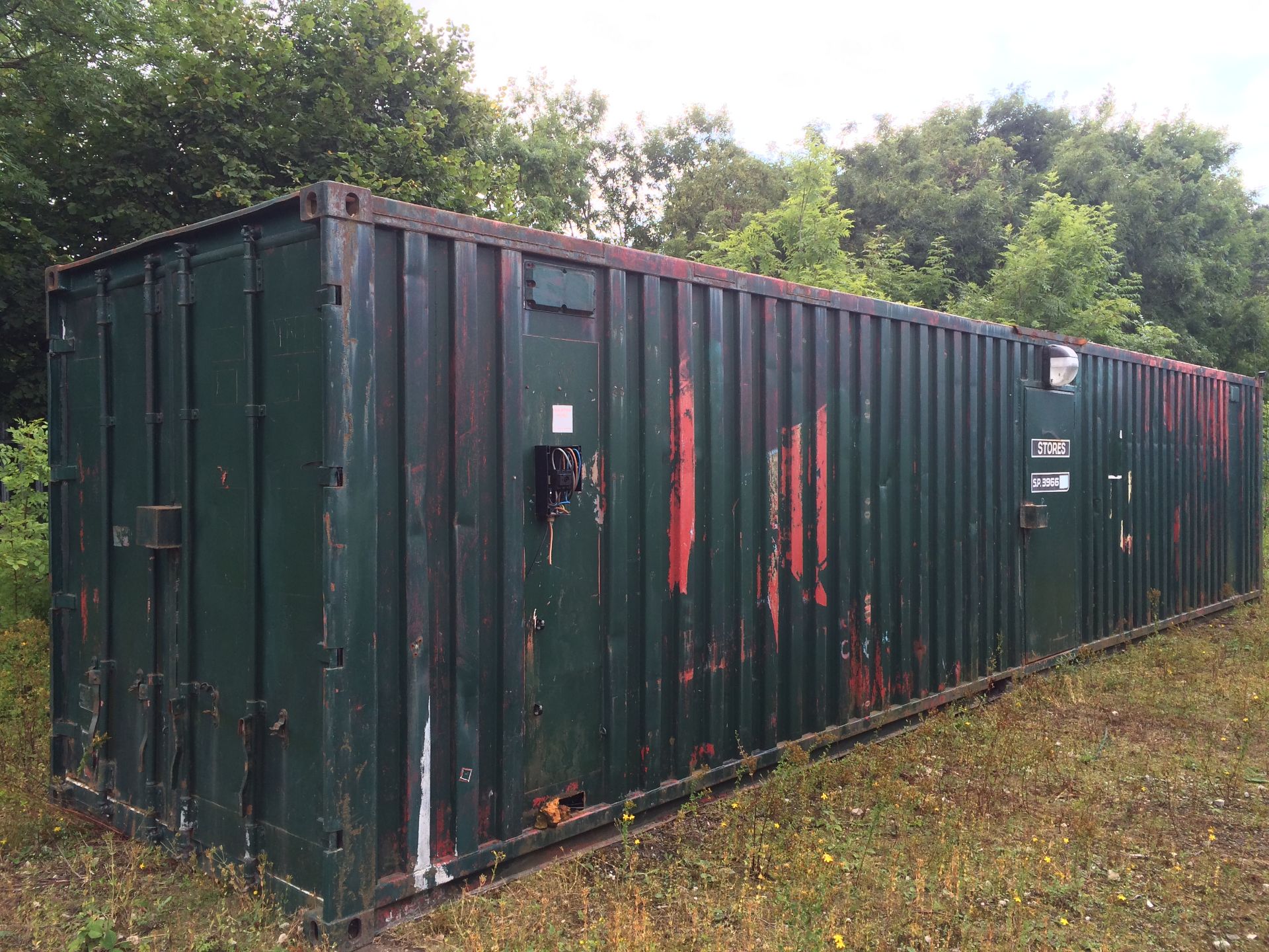 40ft Steel Site Container (plant no. SP3966) Situated At Harworth Park, Blyth Road, Harworth,