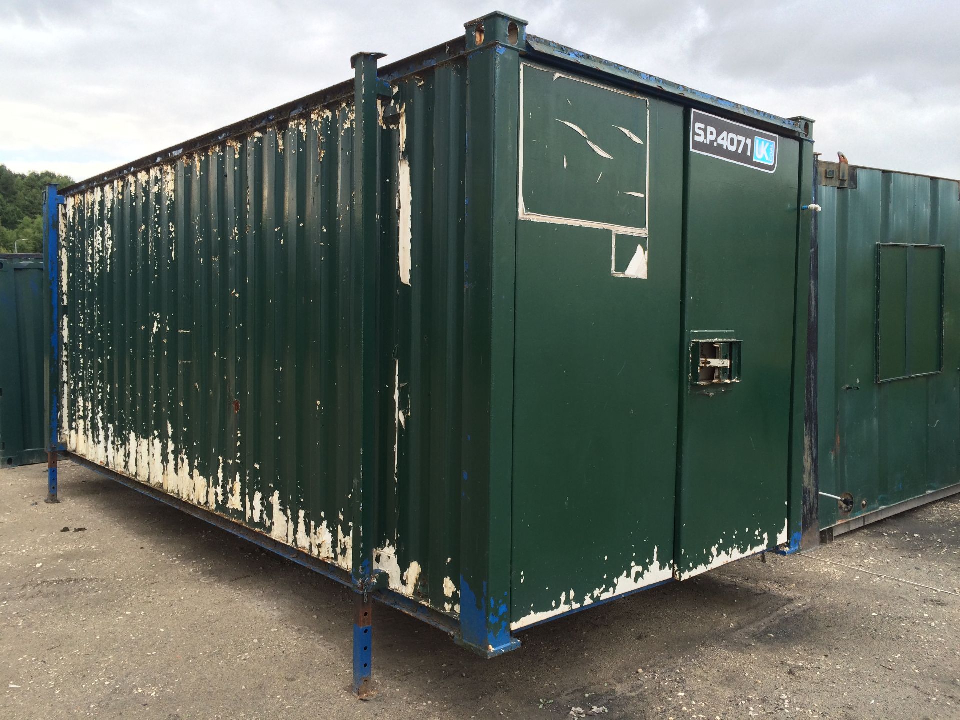 20ft Jack Leg Steel Container (plant no. SP4071) Situated At Harworth Park, Blyth Road, Harworth,